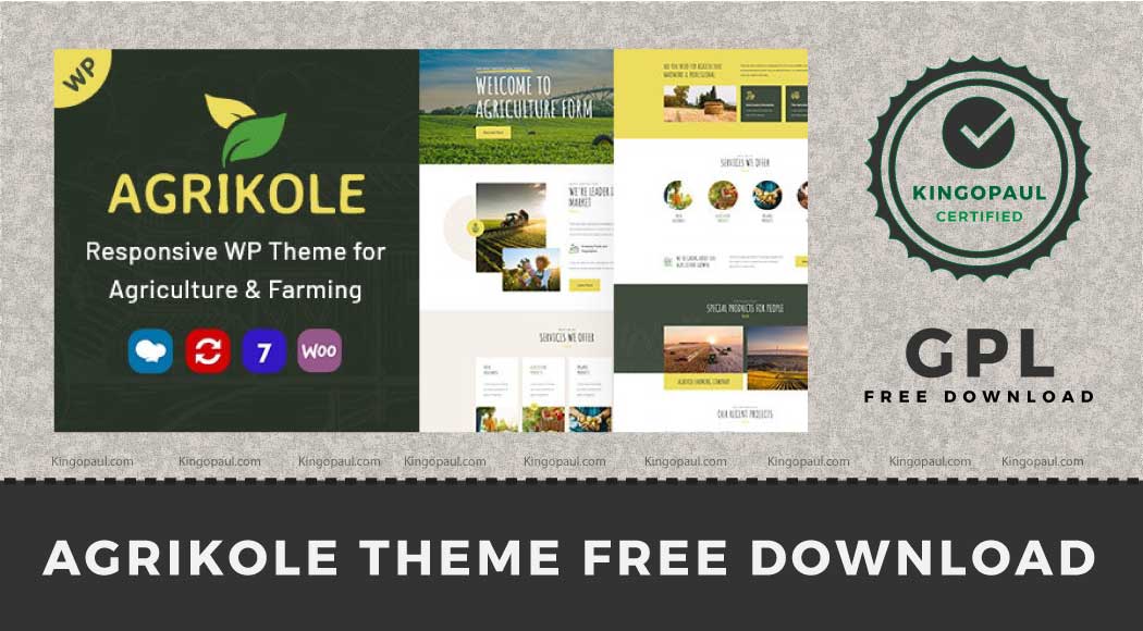 Agrikole Theme Free Download